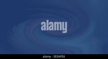 A mesmerizing abstract image featuring a swirling pattern in shades of blue, with a dark blue background and hints of purple and light blue Stock Photo