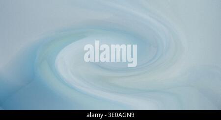 Intricate, swirling pattern of soft blue and white hues, creating a soothing and calming visual effect, perfect for backgrounds or designs Stock Photo