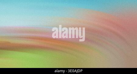 A colorful abstract background featuring blended green blue and pink hues in a smooth gradient style with no distinct objects or figures present Stock Photo