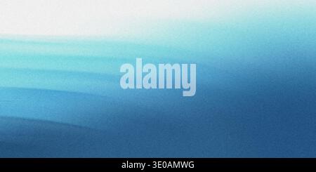 A textured abstract background featuring a smooth gradient transition from white to various shades of deep blue, resembling water or sky, with a notic Stock Photo