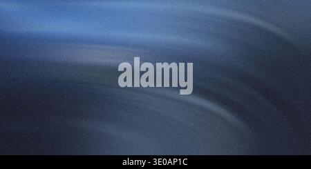 An abstract image showcasing a deep blue, textured surface. Dark, flowing shapes suggest shadows or contours across the grainy material, with very sub Stock Photo