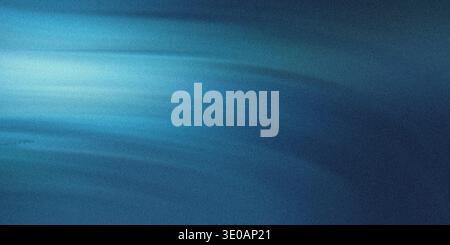 A richly textured surface dominated by vibrant shades of blue, ranging from dark to bright cyan. A prominent, bright horizontal streak of light cuts a Stock Photo