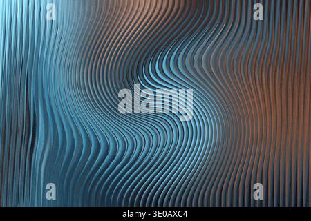 Abstract background featuring a blend of blue and brown hues with blurred textures and gradients art Stock Photo
