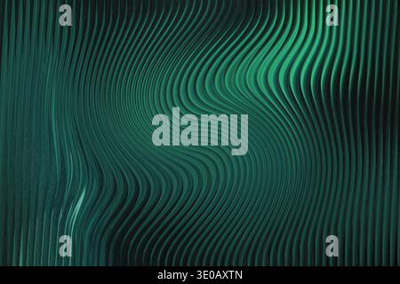 An abstract image featuring a blend of dark and light greens with a central luminous green area center Stock Photo