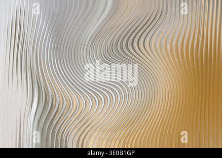 Abstract blurry background showing a gradient of beige and white colors with a soft and smooth texture Stock Photo