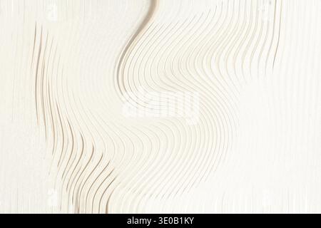 A blurred abstract image of a light colored surface with a subtle vertical gradient in the center Stock Photo
