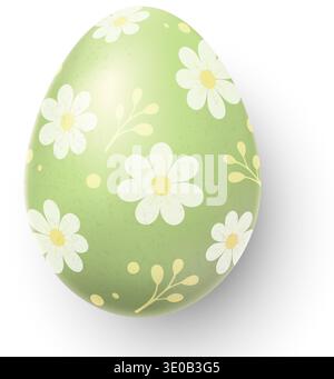 Easter egg realistic Stock Vector