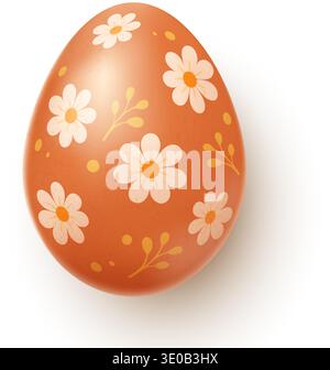 Easter egg realistic Stock Vector