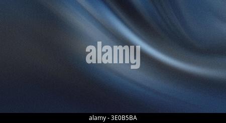 A textured blue background featuring a soft, flowing wave creates a serene and calming abstract design element Stock Photo
