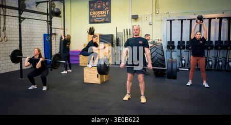 Sport at the Old Factory Flurlingen gym Stock Photo