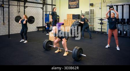 Sport at the Old Factory Flurlingen gym Stock Photo