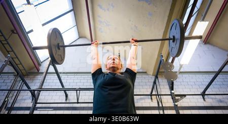 Sport at the Old Factory Flurlingen gym Stock Photo