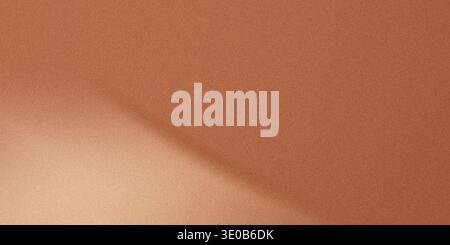 A grainy brown texture with a subtle gradient creates an abstract background Stock Photo