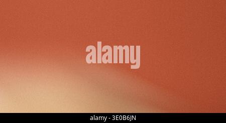 A grainy orange texture with a subtle gradient creates an abstract background Stock Photo