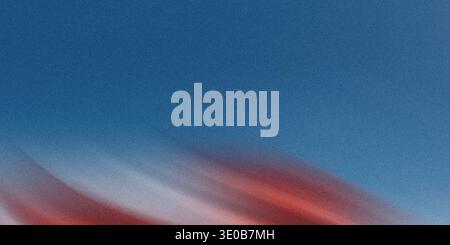 A textured blue and red gradient background creates an abstract and modern artistic effect Stock Photo