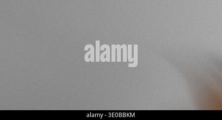 A subtle gray grainy texture creates a versatile abstract background with a rough, vintage feel Stock Photo