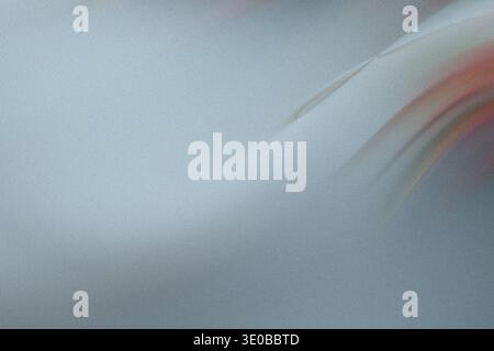A grainy gray abstract background with smooth, blurred curves creates a modern and artistic textured surface Stock Photo