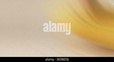 A subtle gradient of beige and yellow creates an abstract textured background with a blurred, soft effect Stock Photo