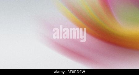 A vibrant abstract background features a colorful gradient texture with smooth curves and a bright, artistic design Stock Photo