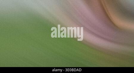 A blurred abstract background with a gradient of green and white hues creates a soft and vibrant textured pattern Stock Photo
