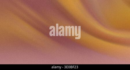 A textured abstract background with flowing waves of orange and pink creates a soft and artistic gradient design Stock Photo