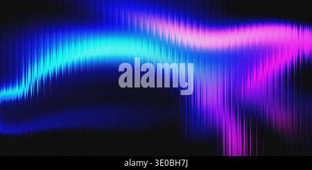 Vibrant streaks of blue and pink light create an abstract, energetic pattern against a dark background Stock Photo