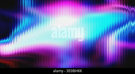 An abstract explosion of vibrant neon colors, featuring glowing blue, pink, and purple light streaks that create a dynamic, energetic, and futuristic Stock Photo
