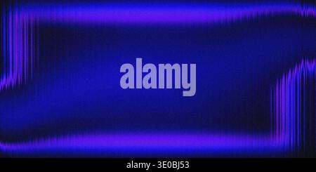 A vibrant abstract background featuring a deep blue gradient with glowing purple neon light effects creating a futuristic and energetic atmosphere Stock Photo