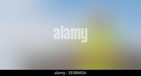 A soft focus abstract background with vertical lines and a gradient of blue sky and green foliage Stock Photo