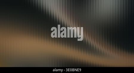 A textured background with vertical ridges and a flowing golden stripe creates a sophisticated and abstract visual Stock Photo
