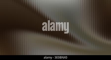 A textured background with vertical ridges and flowing lines in shades of brown and silver Stock Photo