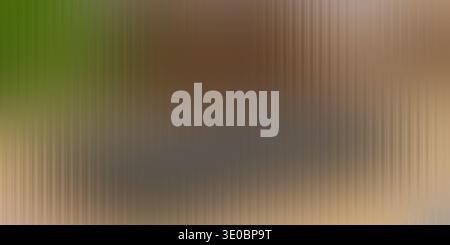 A blurred abstract background with vertical lines and a gradient of green, brown, and beige tones Stock Photo