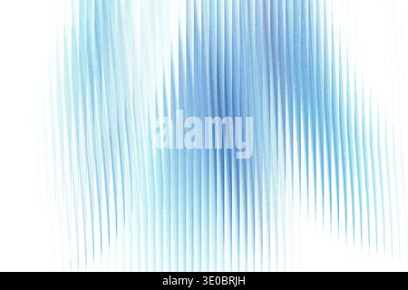 Abstract blue watercolor brush strokes create a textured background with vertical lines and a gradient effect Stock Photo
