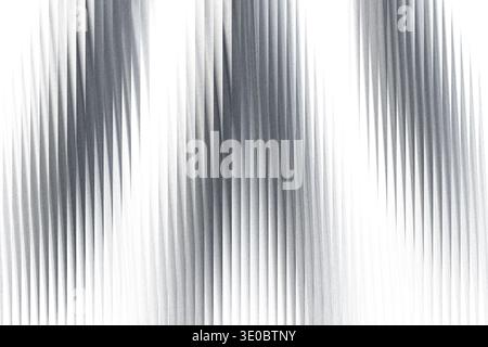 Abstract textured background with vertical gray lines and a bright white gradient Stock Photo