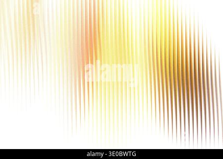 Abstract vertical lines with a gradient of warm colors from yellow to brown, fading into white Stock Photo
