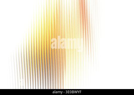 Vertical lines of warm yellow and orange light create a textured abstract background with a soft focus effect Stock Photo
