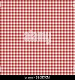 Fine Gingham Plaid. Seamless background for tablecloth, dress, skirt, napkin, or other textile design. Vector design. Stock Vector
