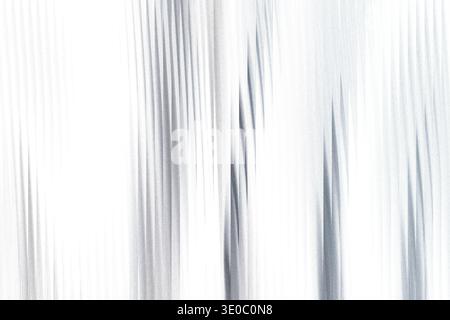 Abstract vertical brush strokes in shades of gray and white create a textured, artistic background Stock Photo