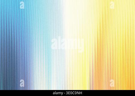 A vibrant abstract background transitions from cool blues and purples on the left to warm yellows and oranges on the right, with a textured, vertical Stock Photo