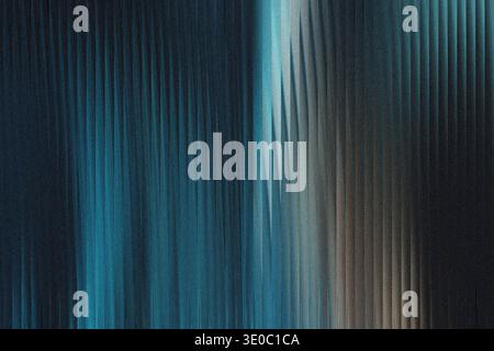Abstract vertical lines with a gradient of blue to dark gray, creating a textured and futuristic background effect Stock Photo