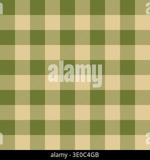Summer Picnic checkered plaids. Seamless background for tablecloth, dress, skirt, napkin, or other. Vector illustration. Stock Vector