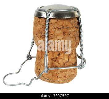 Wine bottle stopper isolated on white background Stock Photo
