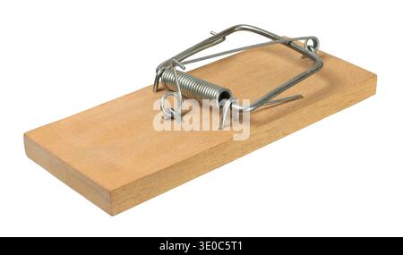 Empty mousetrap to paste anything on it Stock Photo