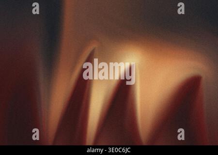 Warm abstract shadows on a dark textured background with a light source, creating a moody artistic composition with earthy tones and unique texture. Stock Photo