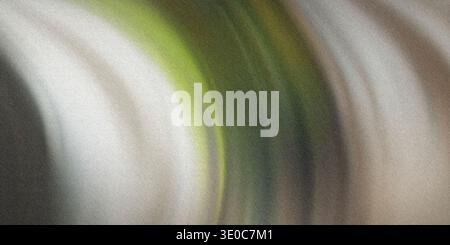 A digitally manipulated image featuring a blurred, swirling effect with dominant green and white tones creating an abstract composition. Stock Photo