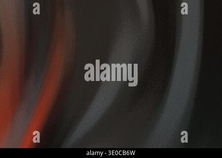 An abstract image featuring a blend of warm orange and cool grey tones, creating a blurred, flowing effect. The colors appear to intertwine and blend Stock Photo