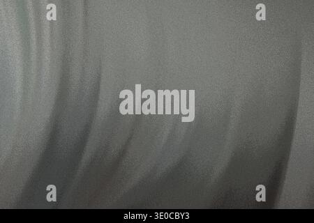 The image shows a detailed close-up view of a light gray fabric with subtle wrinkles and folds creating a textured surface. The fabric appears soft an Stock Photo