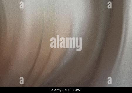 Close-up view of a creamy white fabric with a subtle ombre effect, showing a gradual transition in shade from light to darker tones. The fabric is sof Stock Photo