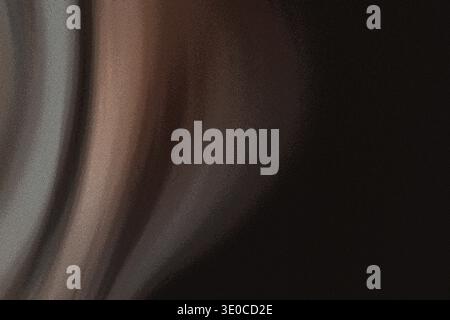 An abstract image showcasing blurred, flowing fabric in shades of beige, brown, and dark gray against a black background. The focus is soft, creating Stock Photo