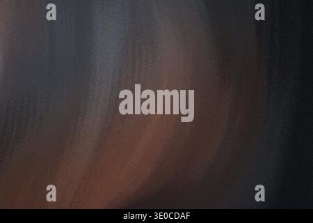 An abstract image featuring a blurred background with vertical streaks of dark brown, gray, and subtle hints of lighter tones. The texture is smooth w Stock Photo